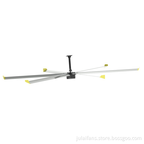 Industrial permanent magnet motor ceiling fan